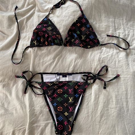 louis vuitton multicolor bikini